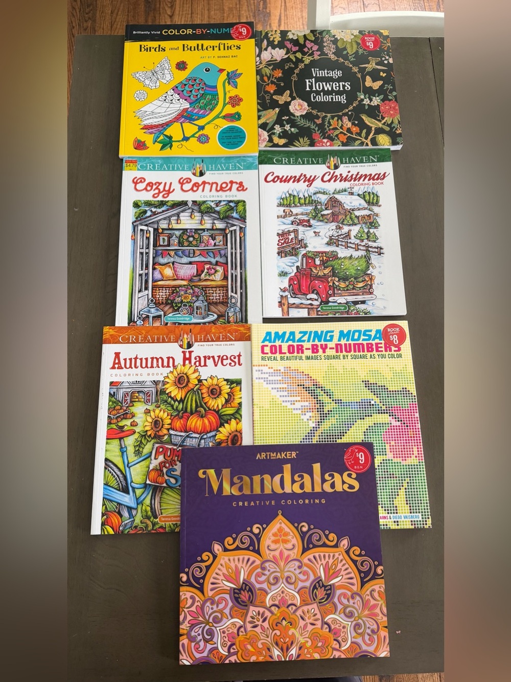 Creative Haven & Artmaker Coloring Book Lot - Multi-Color Covers
